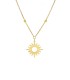 Collana Pendente Sole Oro Giallo 18kt